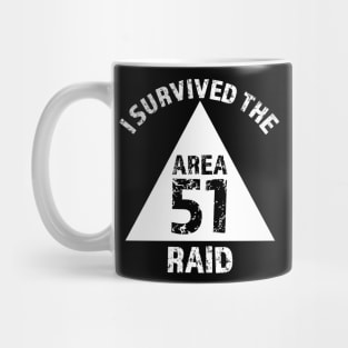 I Survived The Area 51 Raid (White) Mug